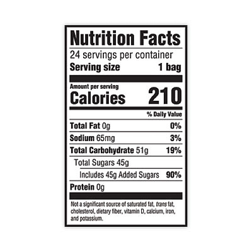 Sour Patch Kids Chewy Candy, Watermelon, 2 oz Bags, 24/Carton (30400004)