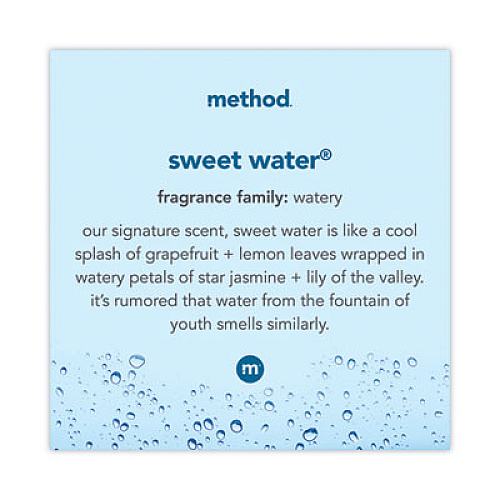 Method Gel Hand Wash, Sweet Water Scent, 12 oz (00034)
