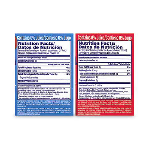 Kool-Aid Jammers Juice Pouch Variety Pack, 6 oz Pouch, 40/Carton (22000775)