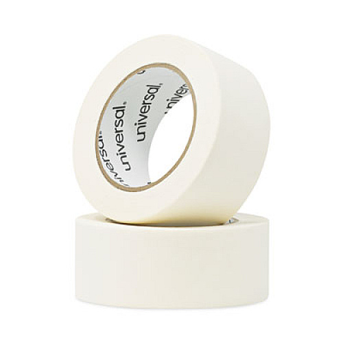 Universal General-Purpose Masking Tape, 3" Core, 48 mm x 54.8 m, Beige, 2/Pack (51302)