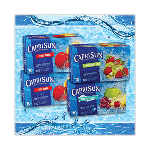 Capri Sun Fruit Juice Pouches Variety Pack, 6 oz, 40 Pouches/Carton (22000593)