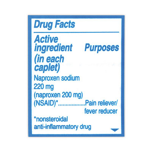 Aleve Pain Reliever Tablets 220 mg, 320/Bottle (22000849)