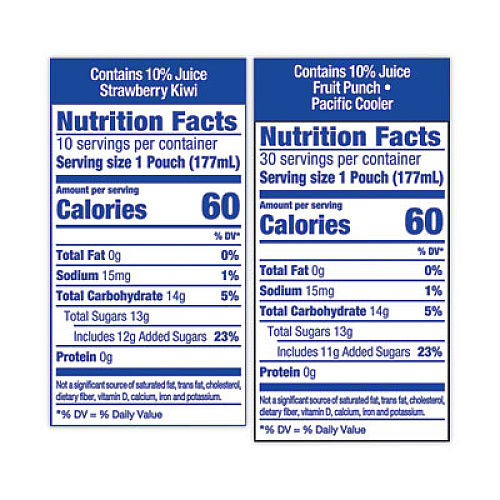 Capri Sun Fruit Juice Pouches Variety Pack, 6 oz, 40 Pouches/Carton (22000593)
