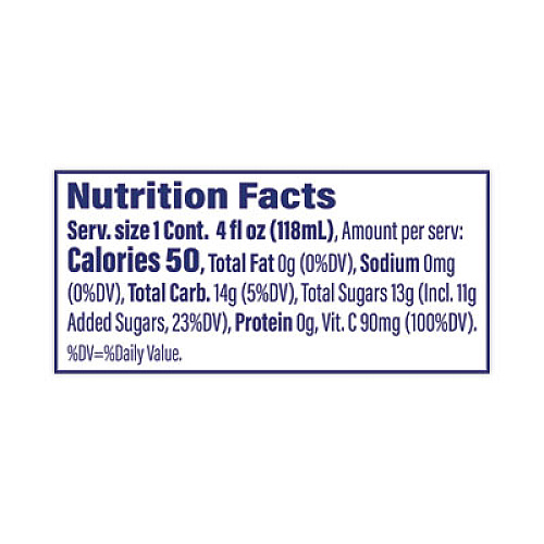 Ocean Spray Cranberry Juice Drink, Cranberry, 4 oz Cup, 48/Carton (30700003)