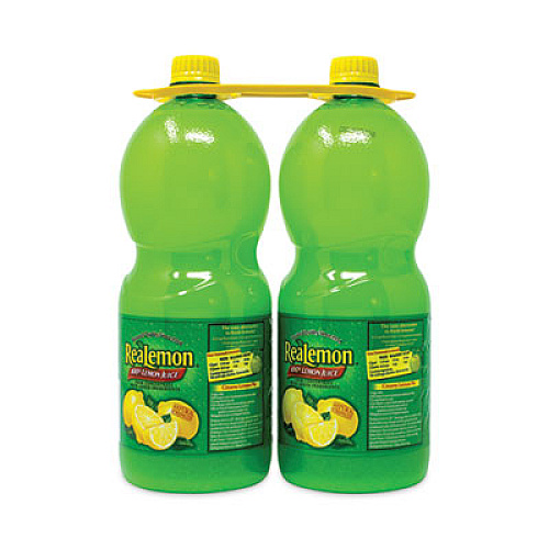 ReaLemon 100% Lemon Juice from Concentrate, 48 oz Bottle, 2/Carton (22000913)