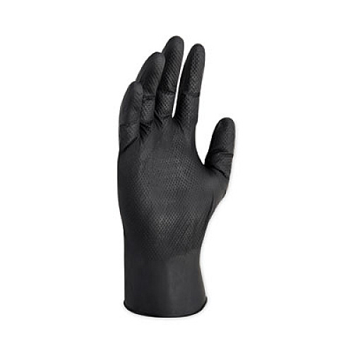 KleenGuard G10 Kraken Grip Nitrile Gloves, Powder-Free, X-Large, 6 mil Thick, 9.5" Long, Black, 90/Box, 10 Boxes/Carton (49278)