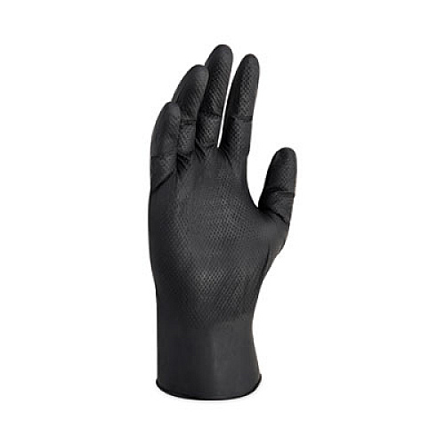 KleenGuard G10 Kraken Grip Nitrile Gloves, Powder-Free, XX-Large, 6 mil Thick, 9.5" Long, Black, 90/Box, 10 Boxes/Carton (49279)