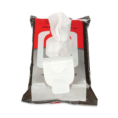 Scotch-Brite Stainless Steel Hood Degreaser Wipes, 1-Ply, 9 x 12, Unscented, White, 30 Wipes/Pack, 6 Packs/Carton (SSWIPES)