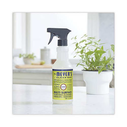 Mrs. Meyer's Multi Purpose Cleaner, Lemon Scent, 16 oz Spray Bottle, 6/Carton (373223)