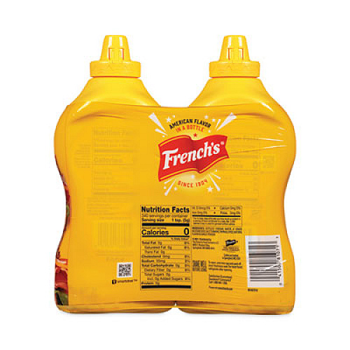 French's Classic Yellow Mustard, 30 oz Bottle, 2/Pack (22000465)