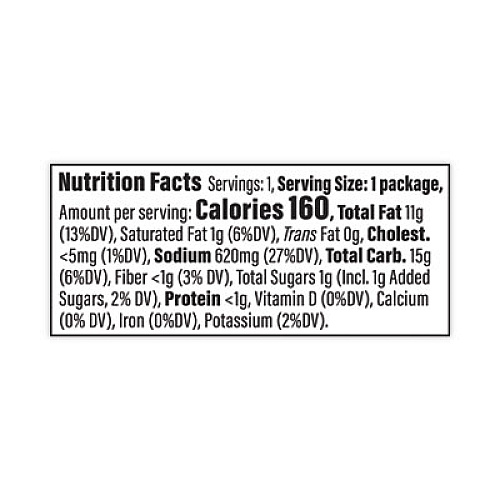 Tostitos Nacho Cheese Dip ToGo Cups, 3.63 oz Cup, 30/Carton (29500069)