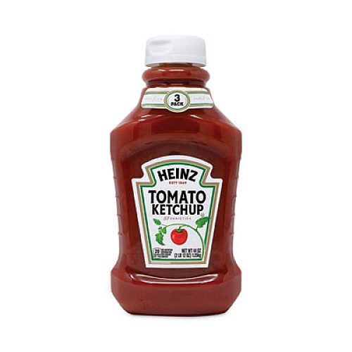 Heinz Tomato Ketchup Squeeze Bottle, 44 oz Bottle, 3/Pack (22000499)