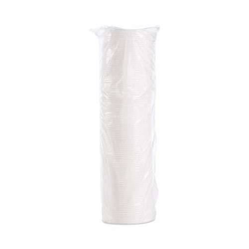 Dart Plastic Lids, Vented, Fits 8 oz to 10 oz Hot/Cold Foam Cups, White, 100/Pack, 10 Packs/Carton (8JL)