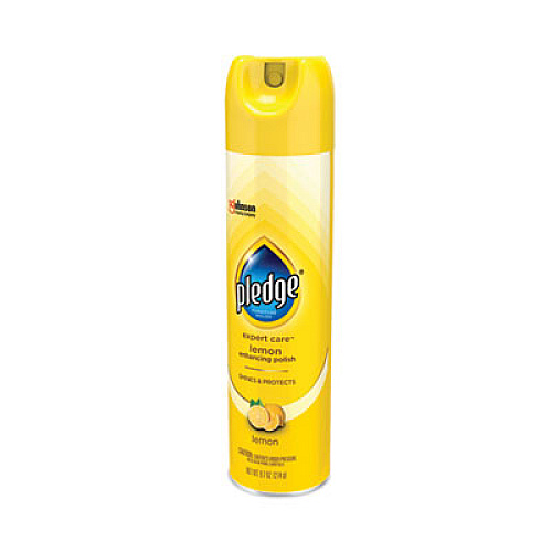 Pledge Furniture Polish, Lemon, 9.7 oz Aerosol Spray (336298EA)