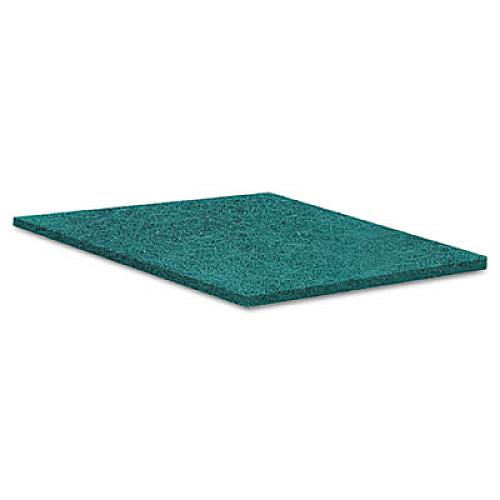 Boardwalk Medium-Duty Scouring Pad, 6 x 9, Green, 20/Carton (196)
