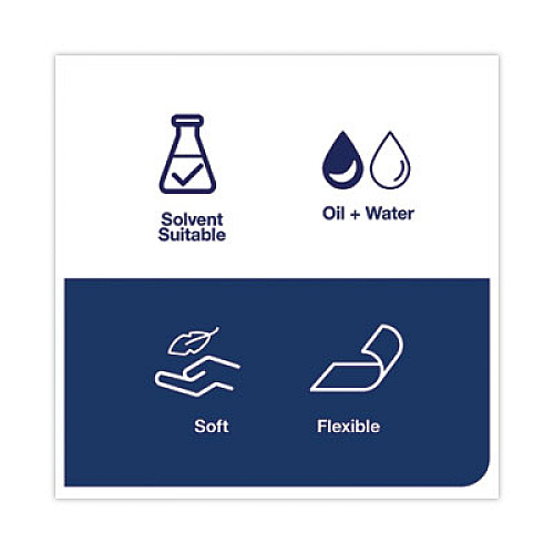 Tork Industrial Cleaning Cloths, 1-Ply, 16.34 x 14, Gray, 210 Wipes/Box (520374)