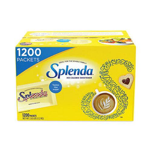 Splenda No Calorie Sweetener, 1 g Packet, 1,200/Carton (22000459)
