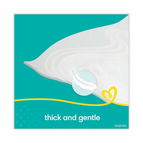 Pampers Sensitive Baby Wipes, 1-Ply, 6.8 x 7, Unscented, White, 56/Pack (87076EA)
