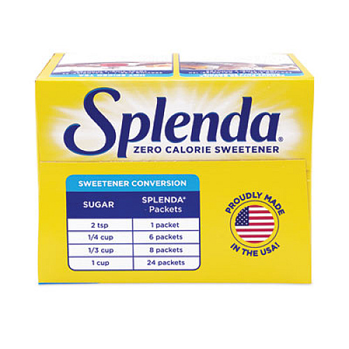Splenda No Calorie Sweetener, 0.04 oz Packet, 400/Box, 6 Boxes/Carton (200411CT)