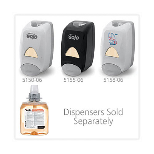 GOJO Luxury Foam Antibacterial Handwash, Refill for FMX-12 Dispenser, Fresh Fruit Scent, 1,250 mL (516204EA)