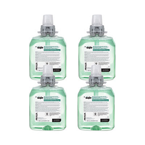 GOJO Green Certified Foam Hair and Body Wash Refill, Cucumber Melon Scent, 1,250 mL, 4/Carton (516304CT)