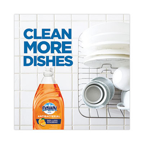 Dawn Ultra Antibacterial Dishwashing Liquid, Orange Scent, 38 oz Bottle, 8/Carton (01659)