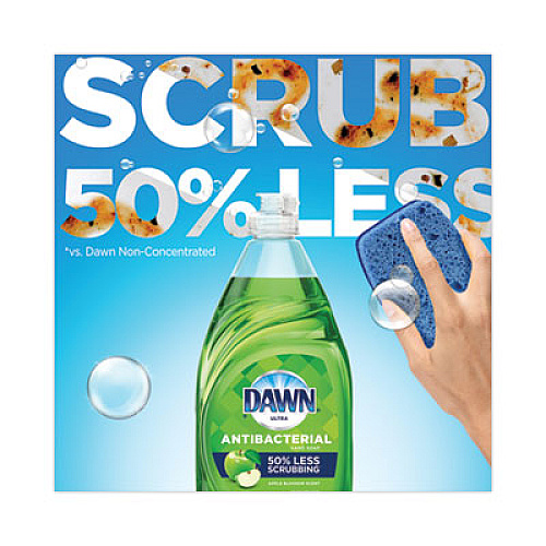 Dawn Ultra Antibacterial Dishwashing Liquid, Apple Blossom Scent, 38 oz Bottle (01134EA)