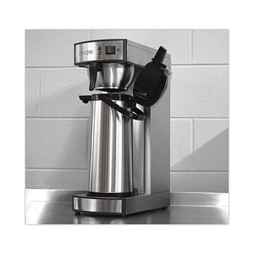 Coffee Pro Air Pot Brewer, 75 oz, 8.75 x 14.75 x 21.25, Stainless Steel (CPRLA)