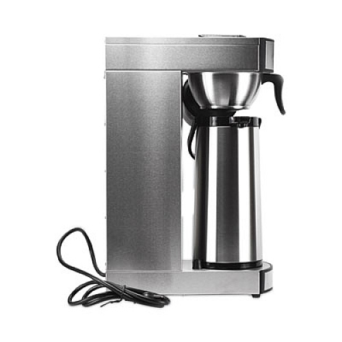 Coffee Pro Air Pot Brewer, 75 oz, 8.75 x 14.75 x 21.25, Stainless Steel (CPRLA)