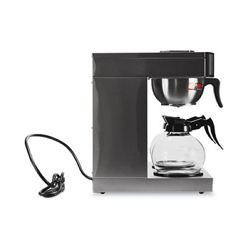 Coffee Pro Three-Burner Low Profile Institutional Coffee Maker, 36-Cup, Stainless Steel (CPRLG)