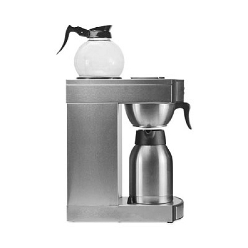 Coffee Pro Thermal Institutional Brewer, 12-Cup, 15.5 x 14.75 x 17, Stainless Steel (CPRLT)