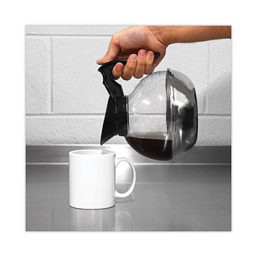 Coffee Pro Unbreakable Regular Coffee Decanter, 60 oz, Black Handle (CPU12)
