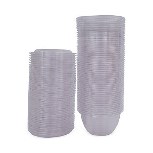 Eco-Products Renewable and Compostable Containers, 18 oz, 5.5" Diameter x 2.3" h, Clear, Plastic, 150/Carton (EPSB18)