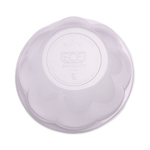 Eco-Products Renewable and Compostable Containers, 18 oz, 5.5" Diameter x 2.3" h, Clear, Plastic, 150/Carton (EPSB18)