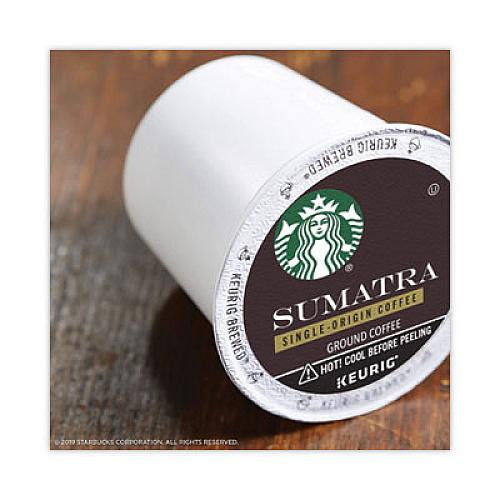 Starbucks Sumatra Coffee K-Cups, Sumatra, 0.4 oz K-Cup, 96/Box (12565254CT)
