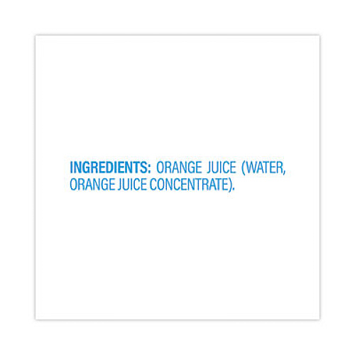 Ocean Spray 100% Juice, Orange, 4 oz Cup, 48/Box (30700001)