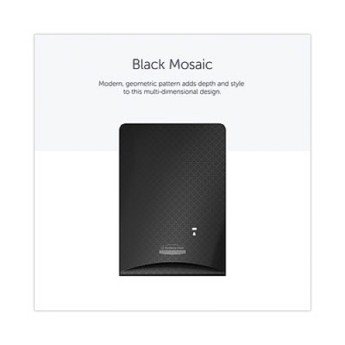Kimberly-Clark Professional* ICON Faceplate for Automatic Soap and Sanitizer Dispenser, 8.25 x 22 x 12.12, Black Mosaic (58784)