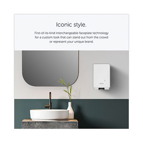 Kimberly-Clark Professional* ICON Automatic Soap and Sanitizer Dispenser, 1.2 L, 8.06 x 14.18 x 4.75, White Mosaic (58714)