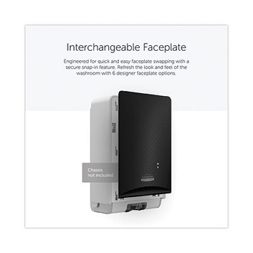 Kimberly-Clark Professional* ICON Faceplate for Automatic Soap and Sanitizer Dispenser, 8.25 x 22 x 12.12, Black Mosaic (58784)
