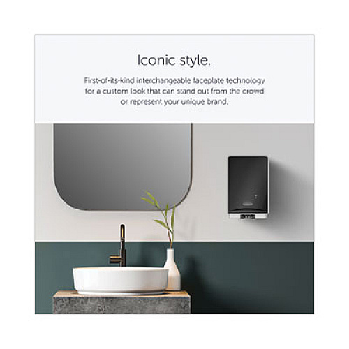 Kimberly-Clark Professional* ICON Automatic Soap and Sanitizer Dispenser, 1.2 L, 8.06 x 14.18 x 4.75, Black Mosaic (58724)
