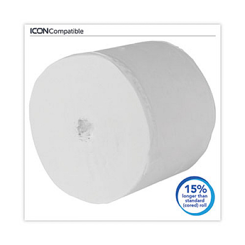 Scott Essential Extra Soft Coreless Standard Roll Bath Tissue, Septic Safe, 2-Ply, White, 800 Sheets/Roll, 36 Rolls/Carton (07001)
