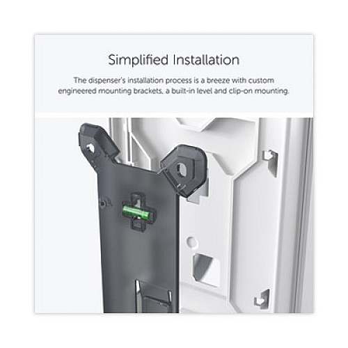 Kimberly-Clark Professional* ICON Coreless Standard Roll Toilet Paper Dispenser, 7.18 x 13.37 x 7.06, Silver Mosaic (53696)