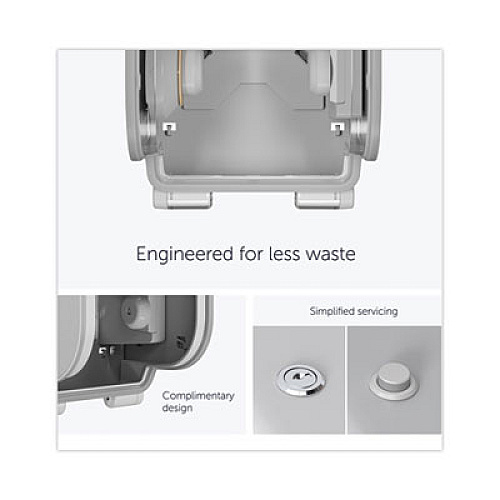 Kimberly-Clark Professional* ICON Coreless Standard Roll Toilet Paper Dispenser, 7.18 x 13.37 x 7.06, Black Mosaic (58721)