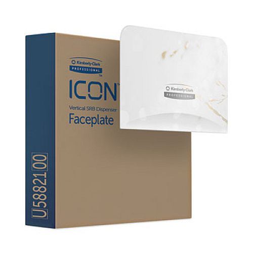 Kimberly-Clark Professional* ICON Faceplate for Coreless Standard Roll Toilet Paper Dispenser, 4.25 x 6 x 1.5, Cherry Blossom (58821)