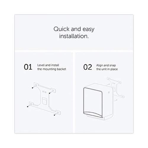 Kimberly-Clark Professional* ICON Automatic Roll Towel Dispenser, 20.12 x 16.37 x 13.5, Brushed Gray (54254)