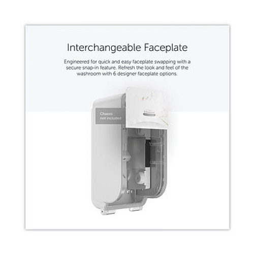 Kimberly-Clark Professional* ICON Faceplate for Coreless Standard Roll Toilet Paper Dispenser, 4.25 x 6 x 1.5, Cherry Blossom (58821)