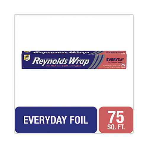 Reynolds Wrap Standard Aluminum Foil Roll, 12" x 75 ft (F28015)