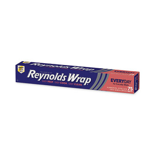Reynolds Wrap Standard Aluminum Foil Roll, 12" x 75 ft (F28015)
