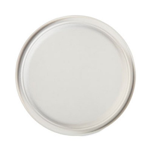 Hefty ECOSAVE Tableware, Plate, Sugarcane, 10.13" dia, White, 16/Pack, 12 Packs/Carton (D71016)