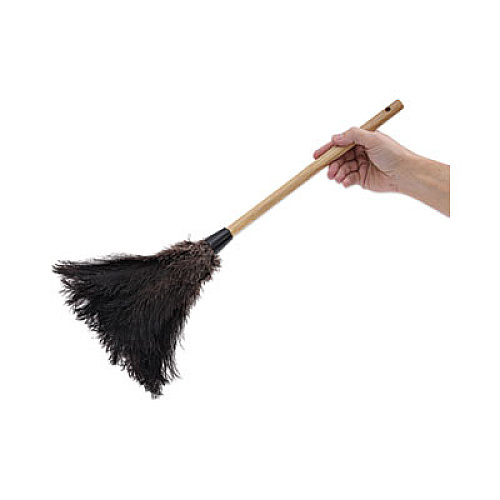 Boardwalk Professional Ostrich Feather Duster, 10" Wood Handle (20BK)